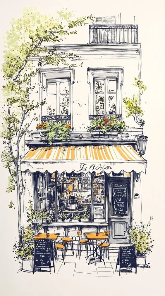 Cafe illustration source