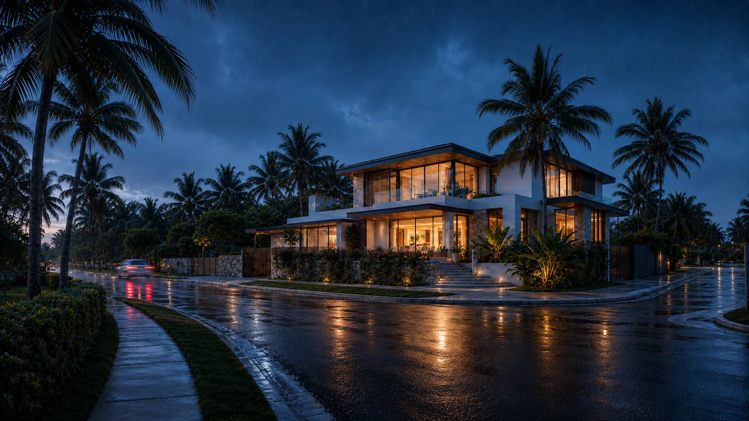 Villa view 2